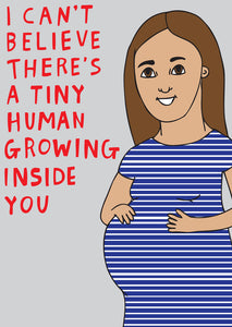 "Tiny Human" Greeting Card